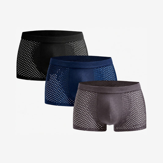 Bamboo Boxer Shorts Original 3-pack for men, multicolor