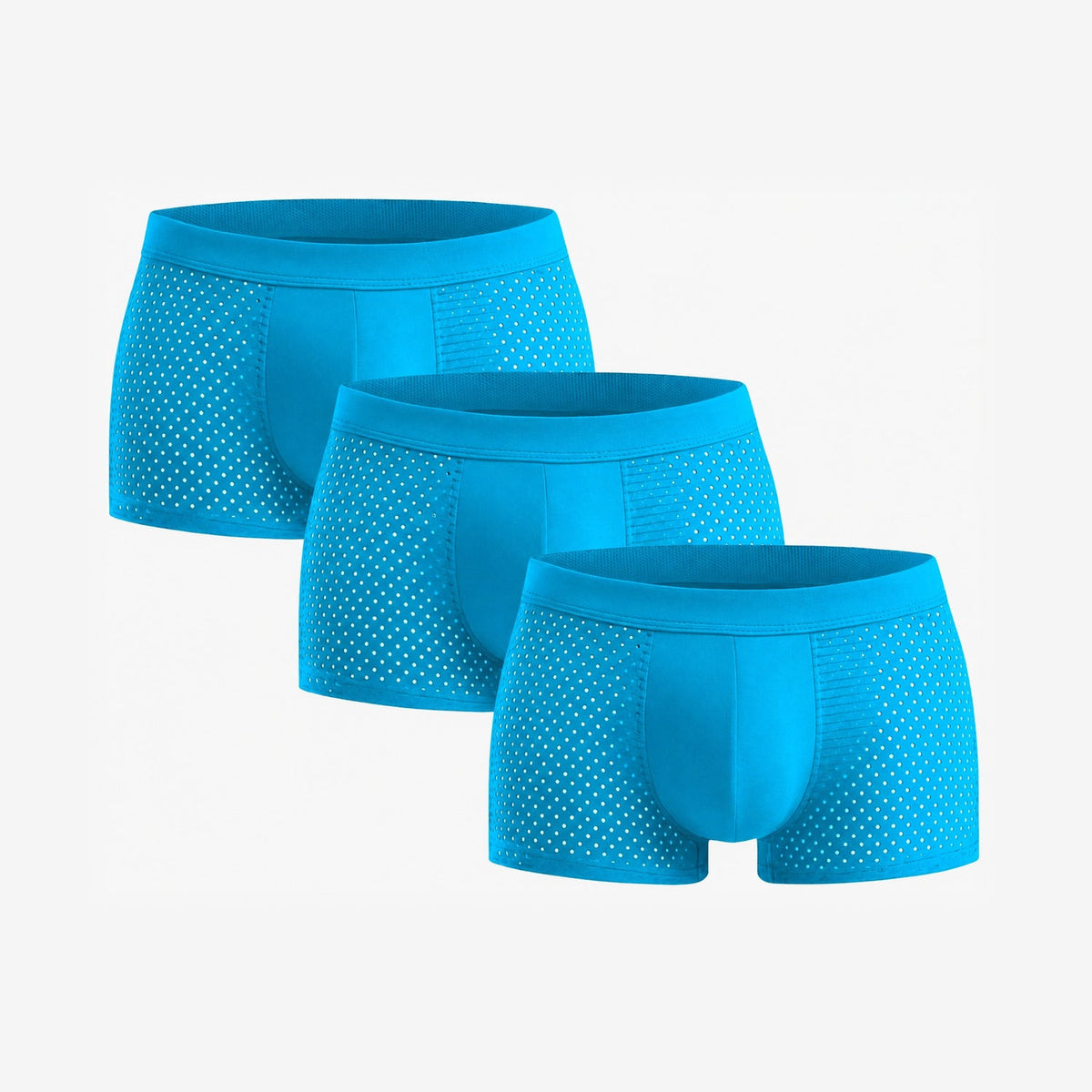 Bamboo Boxer Shorts Original 3-pack for men, blue