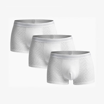 Bamboo Boxer Shorts Original 3-pack for men, white
