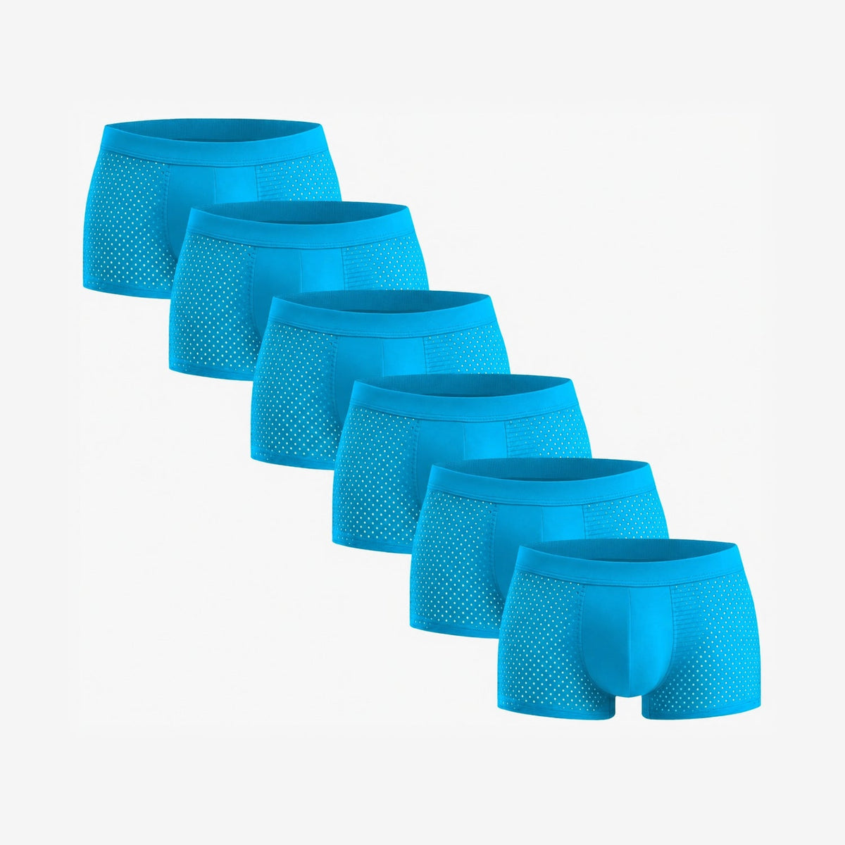 Bamboo Boxer Shorts Original 6-Pack for men, blue