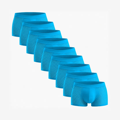 Bamboo Boxer Shorts Original 9-Pack for men, blue