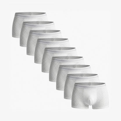 Bamboo Boxer Shorts Original 9-Pack for men, white