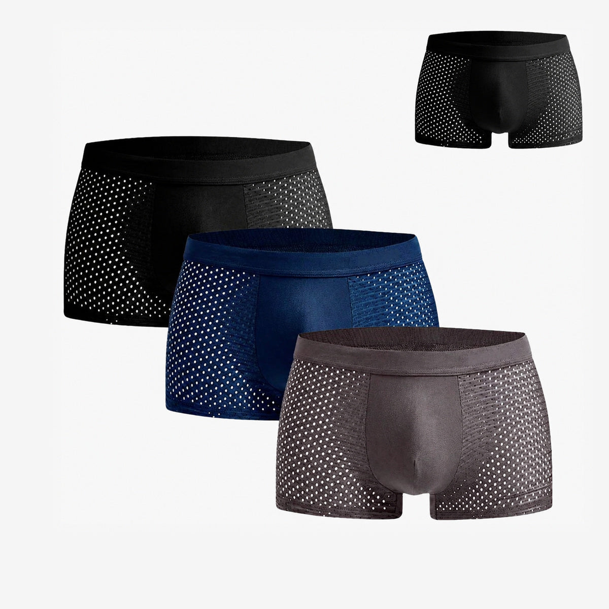 Bamboo Boxer Shorts Original Buy 3, Get 1 Free for men, view 1