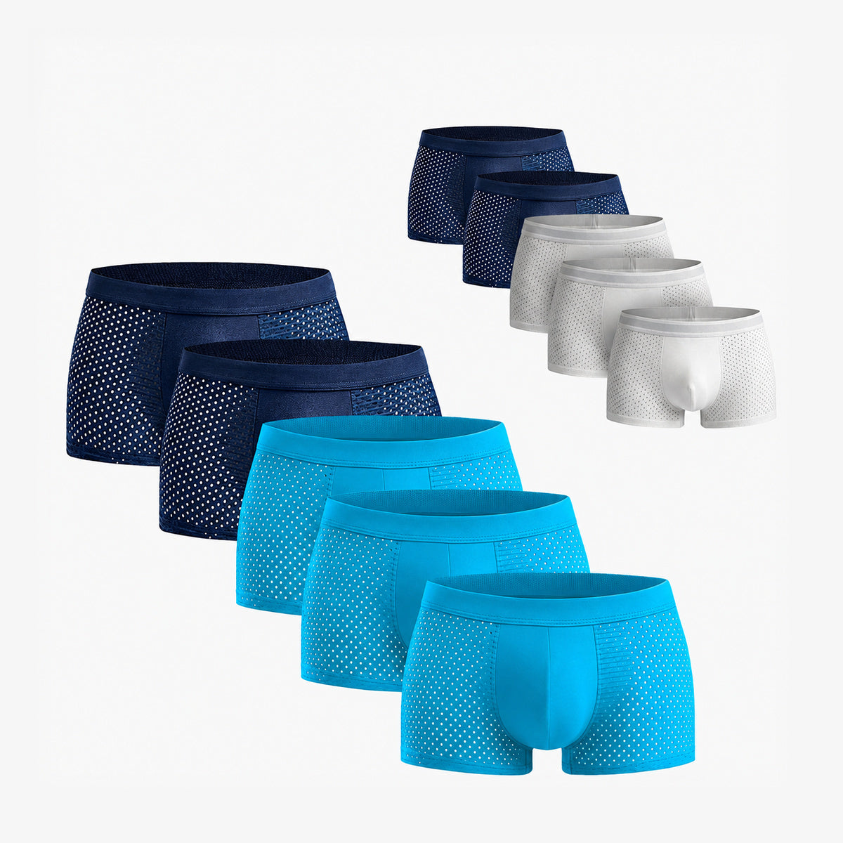 Bamboo Boxer Shorts Original Buy 5, Get 5 Free for men, summer