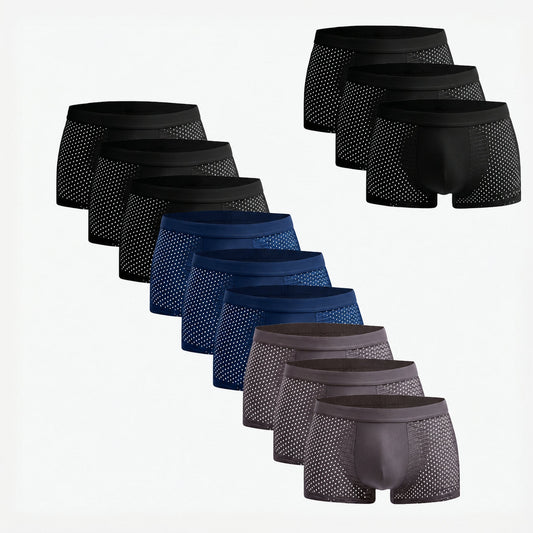 Bamboo Boxer Shorts Original Buy 9, Get 3 Free for men, view 1