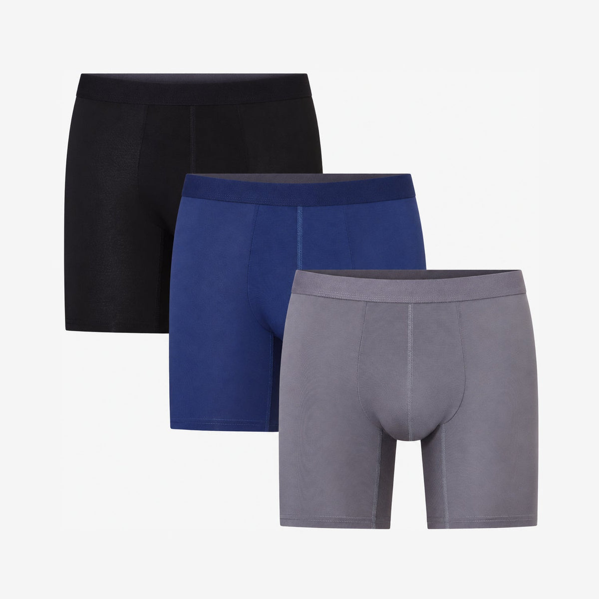 Bamboo Boxer Shorts Pro 3-Pack for men, multicolor