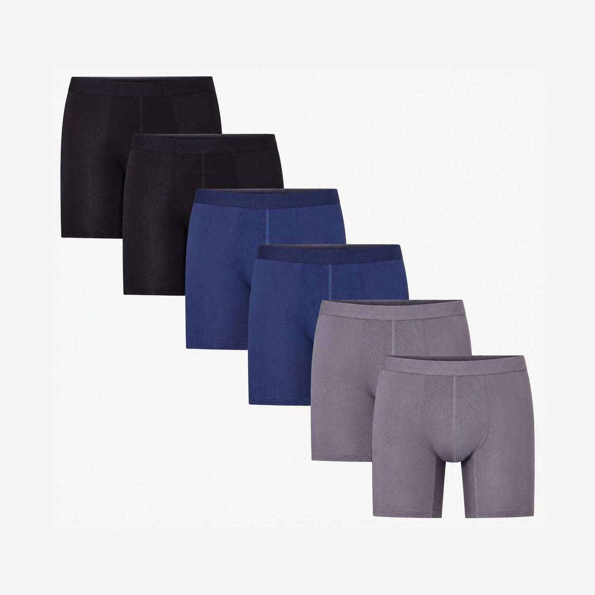 Bamboo Boxer Shorts Pro 6-Pack for men, multicolor