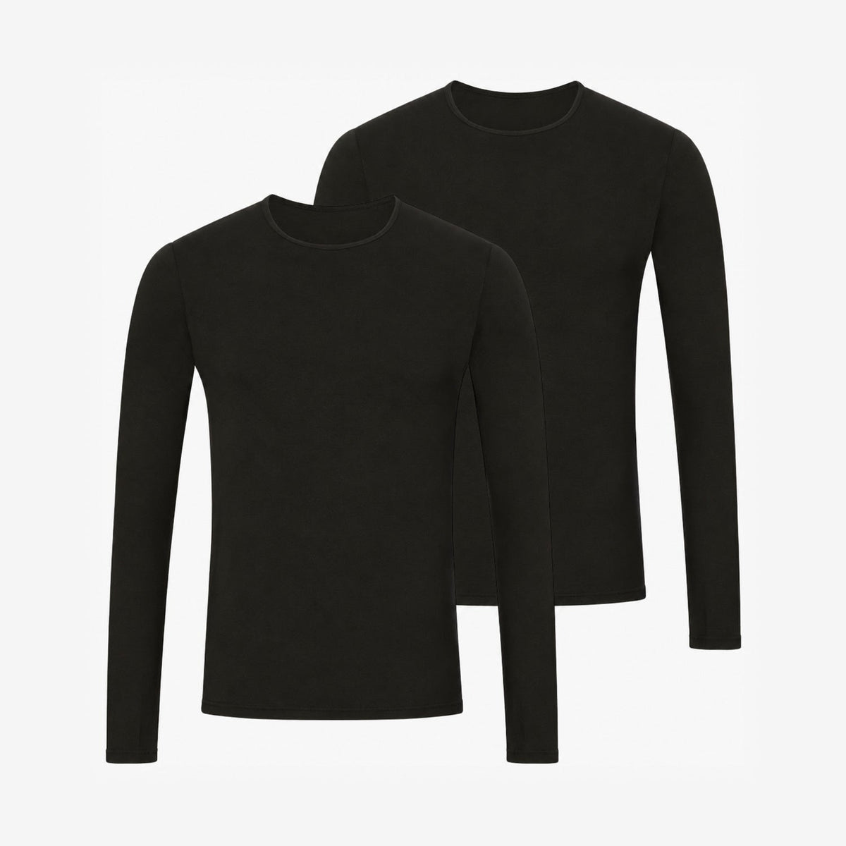 Bamboo Long Sleeve Undershirts 2-Pack for men, view 2