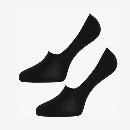 Bamboo No Show Socks 2-Pack for men, back view