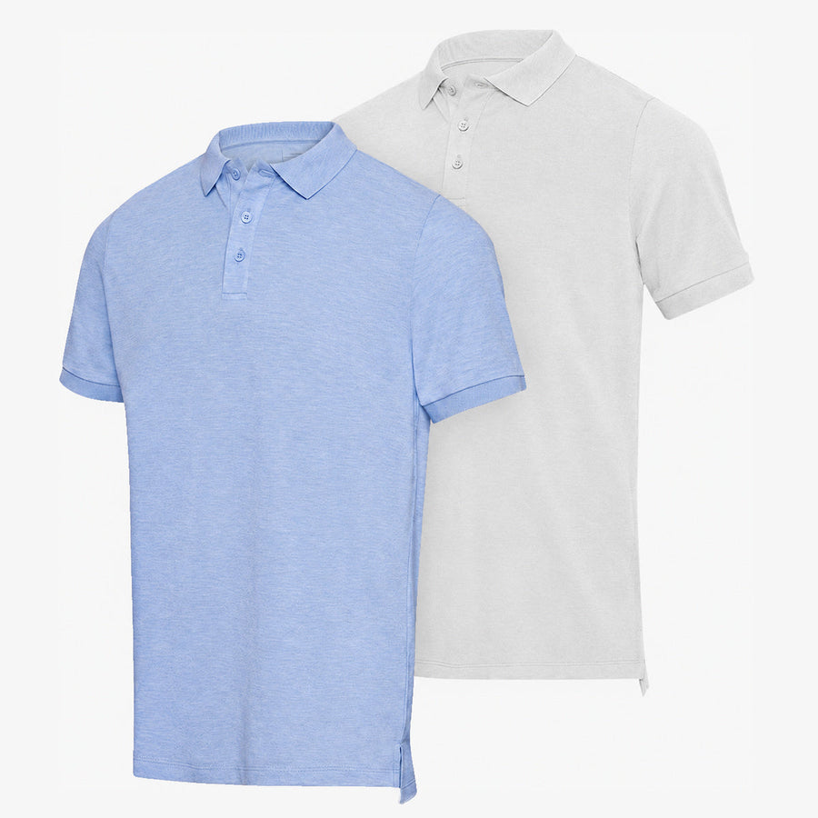 Bamboo Polo Shirts 2-Pack