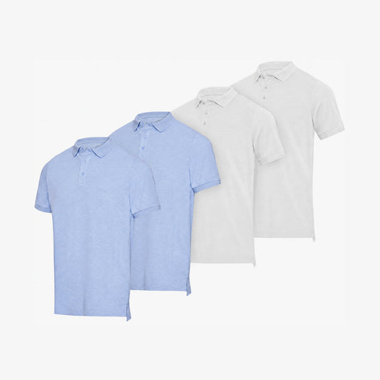Bamboo Polo Shirts 4-Pack for men, view 1