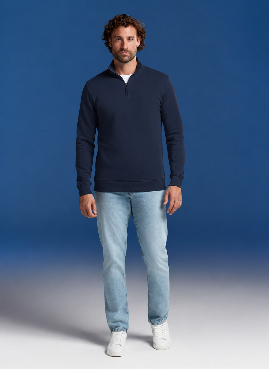 Bamboo Quarter-Zip Pullovers 1-Pack for men, view 6