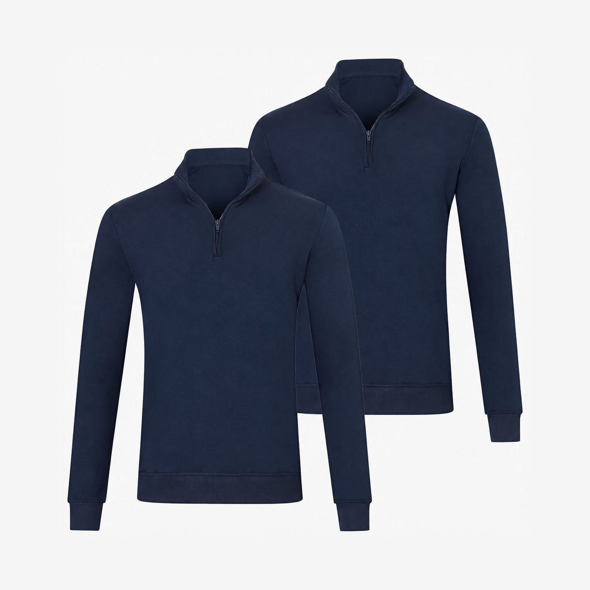 Bamboo Quarter-Zip Pullovers 2-Pack for men, view 3