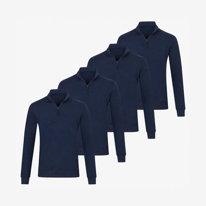 Bamboo Quarter-Zip Pullovers 4-Pack for men, view 3