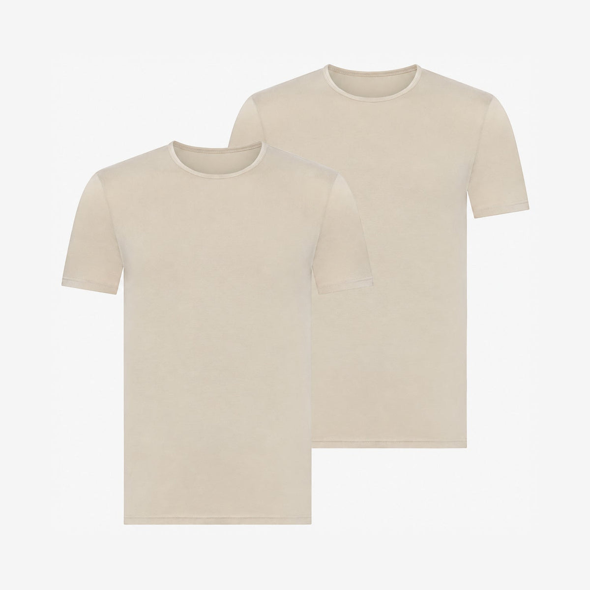 Bamboo Undershirts Round-neck 2-Pack for men, view 3