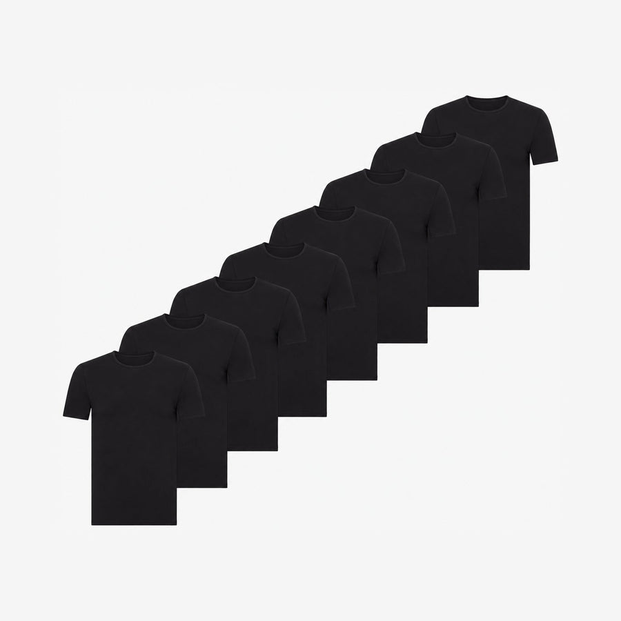 Bamboo Undershirts Round-neck 8-Pack
