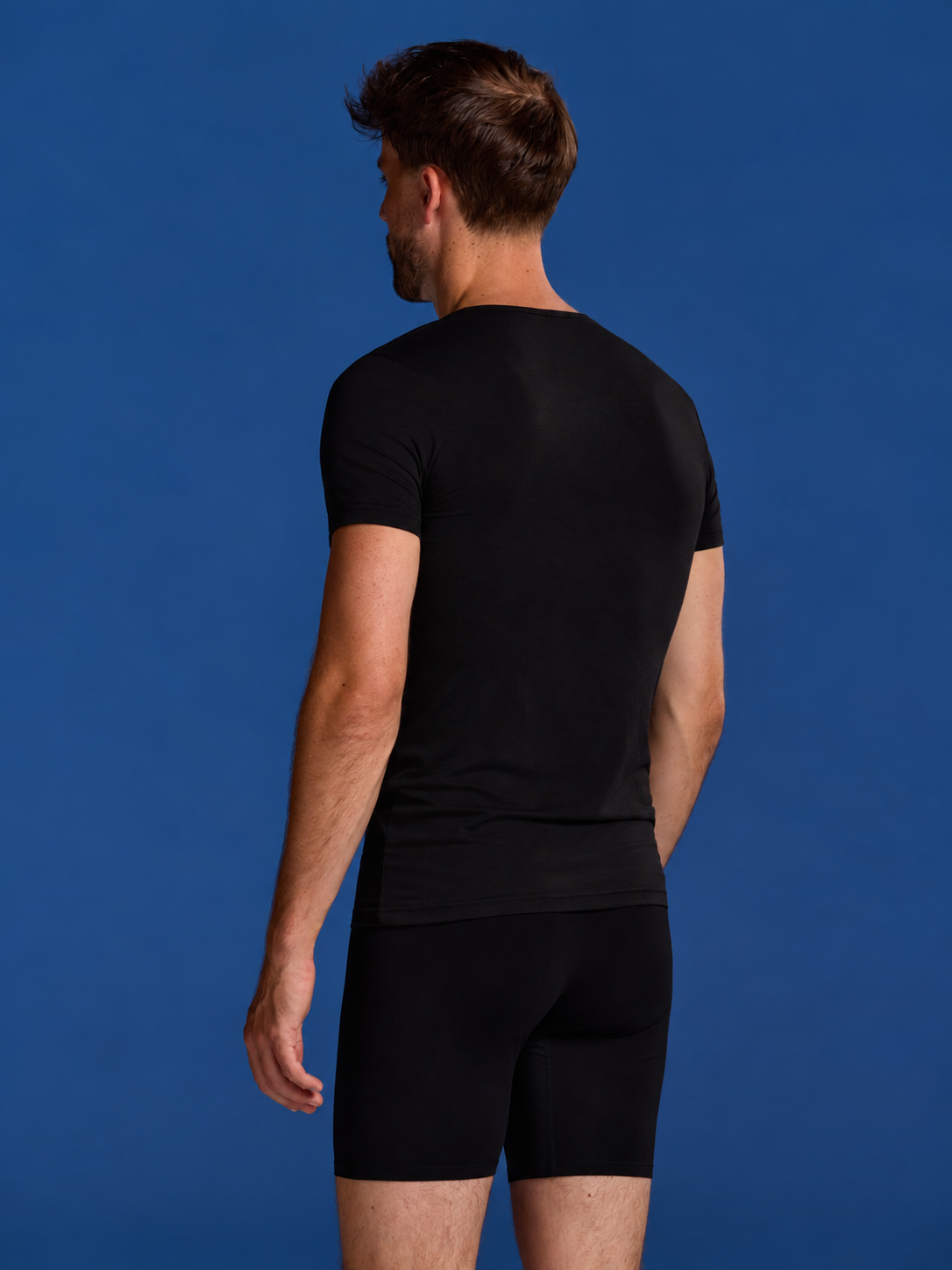 Bamboo Undershirts V-neck 4-Pack for men, view 7