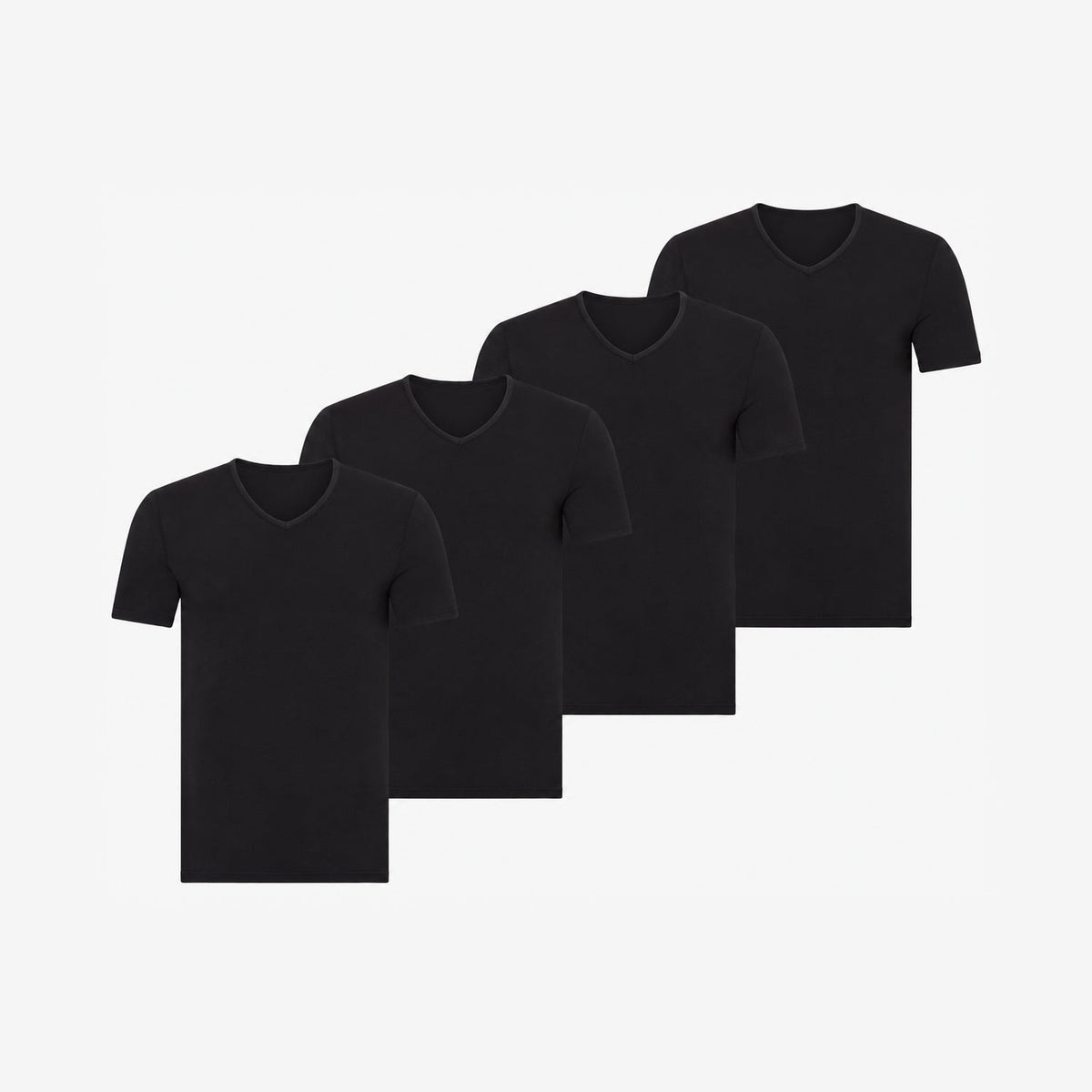 Bamboo Undershirts V-neck 4-Pack for men, view 2
