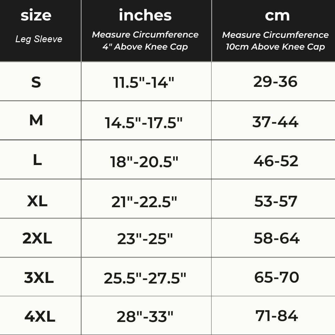 Bamboo Compression Leg Sleeve