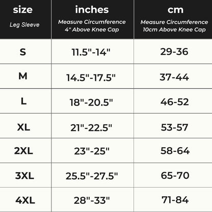 Bamboo Compression Leg Sleeve