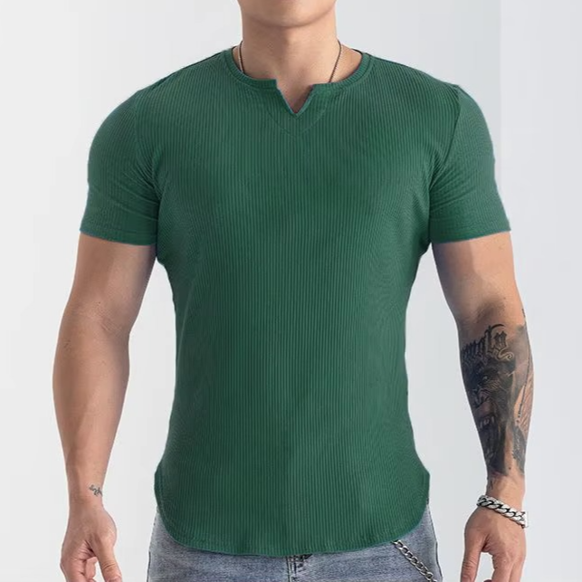 Men's Slim Fit V-Neck Sports T-Shirt for men, view 8