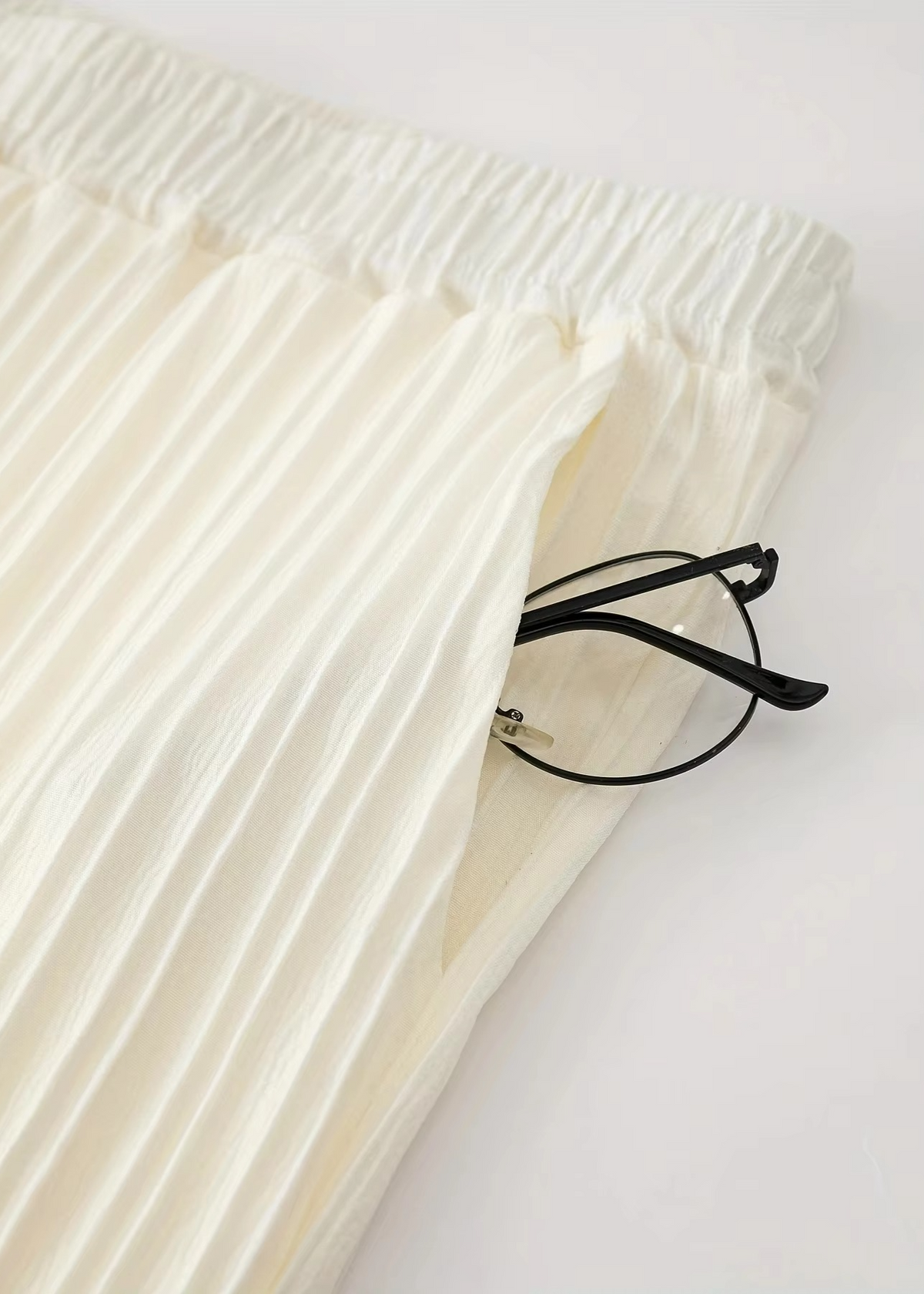 Men's Summer White Striped Two-Piece Set for men, view 8