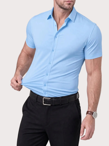 Short Sleeve Stretch Dress Shirt for men, view 14