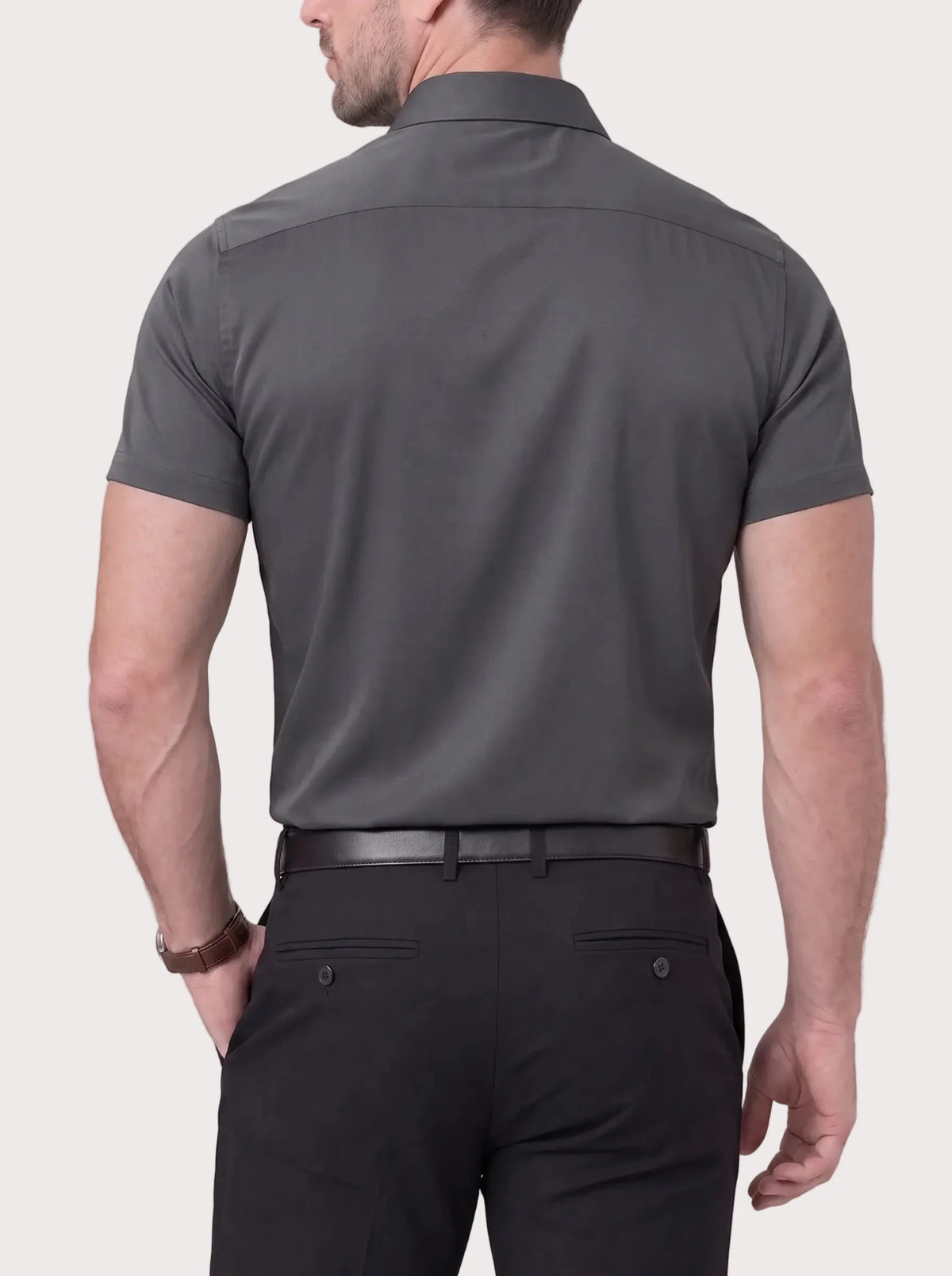 Short Sleeve Stretch Dress Shirt for men, view 17