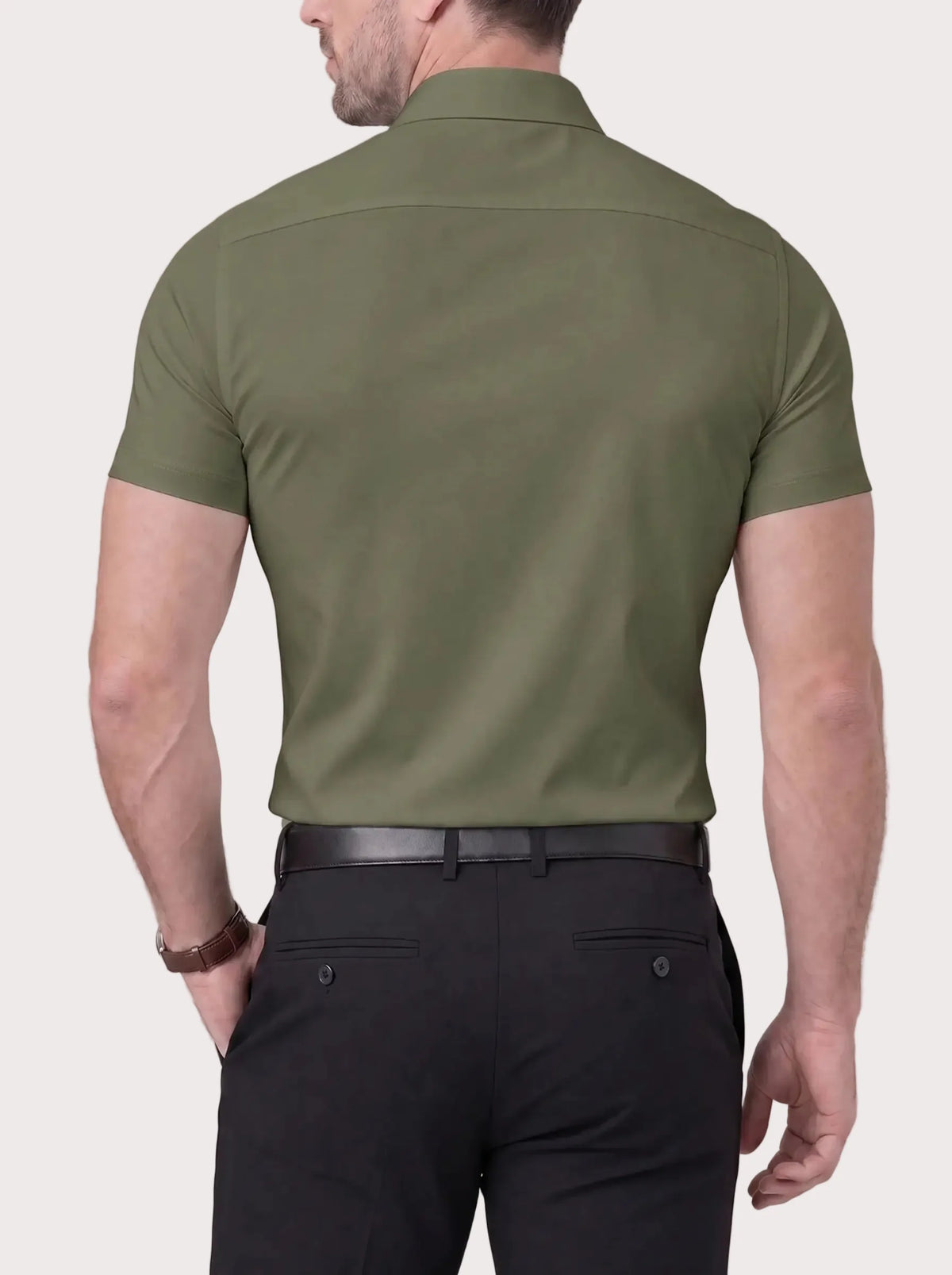 Short Sleeve Stretch Dress Shirt for men, view 22