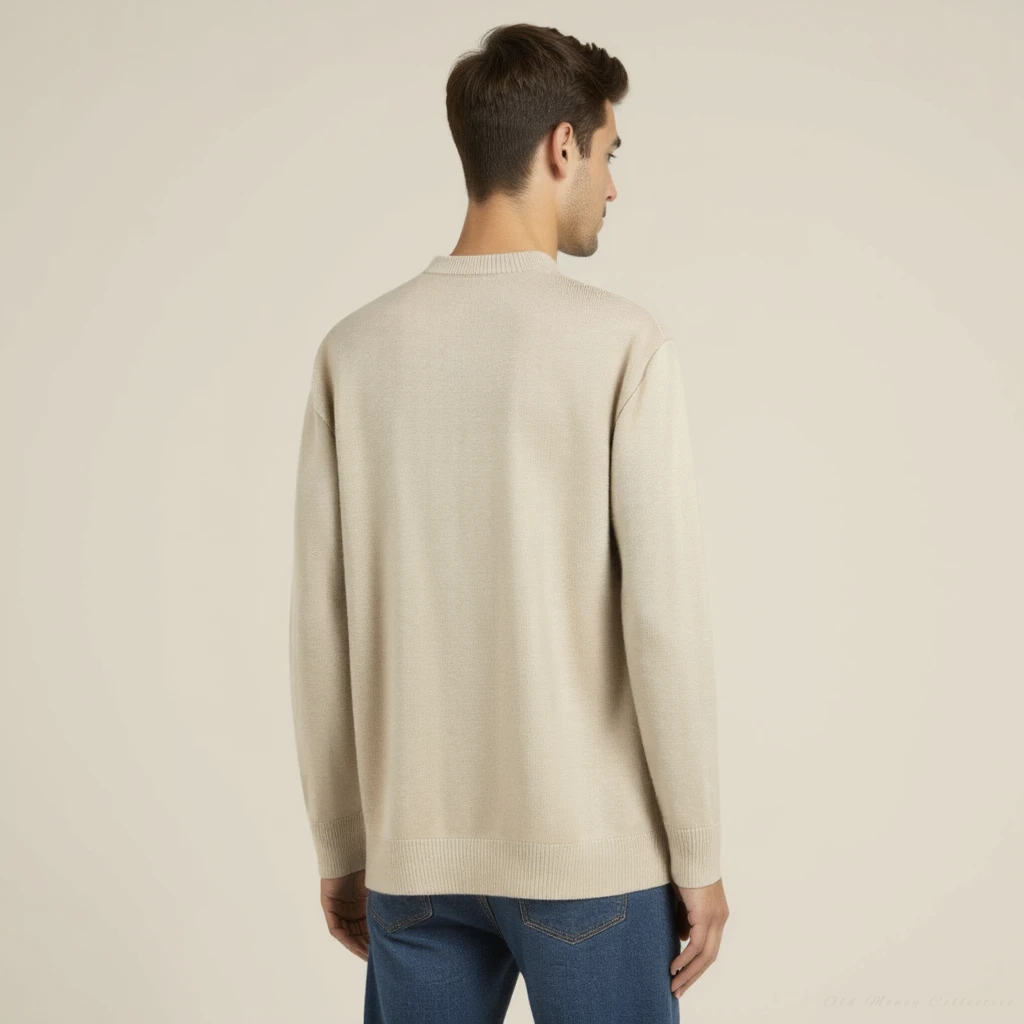Napoli Wool Crewneck for men, view 2