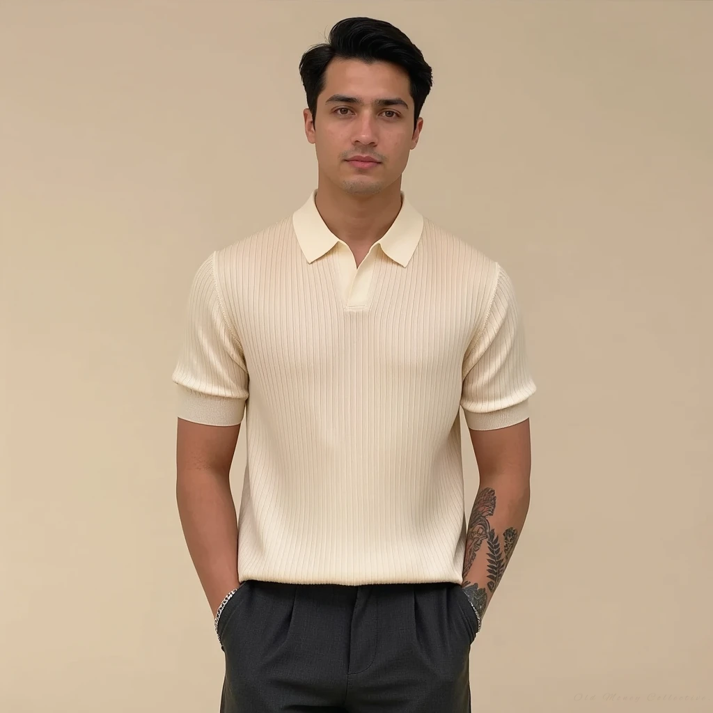 Portofino Silk Mesh T-Shirt for men, view 4