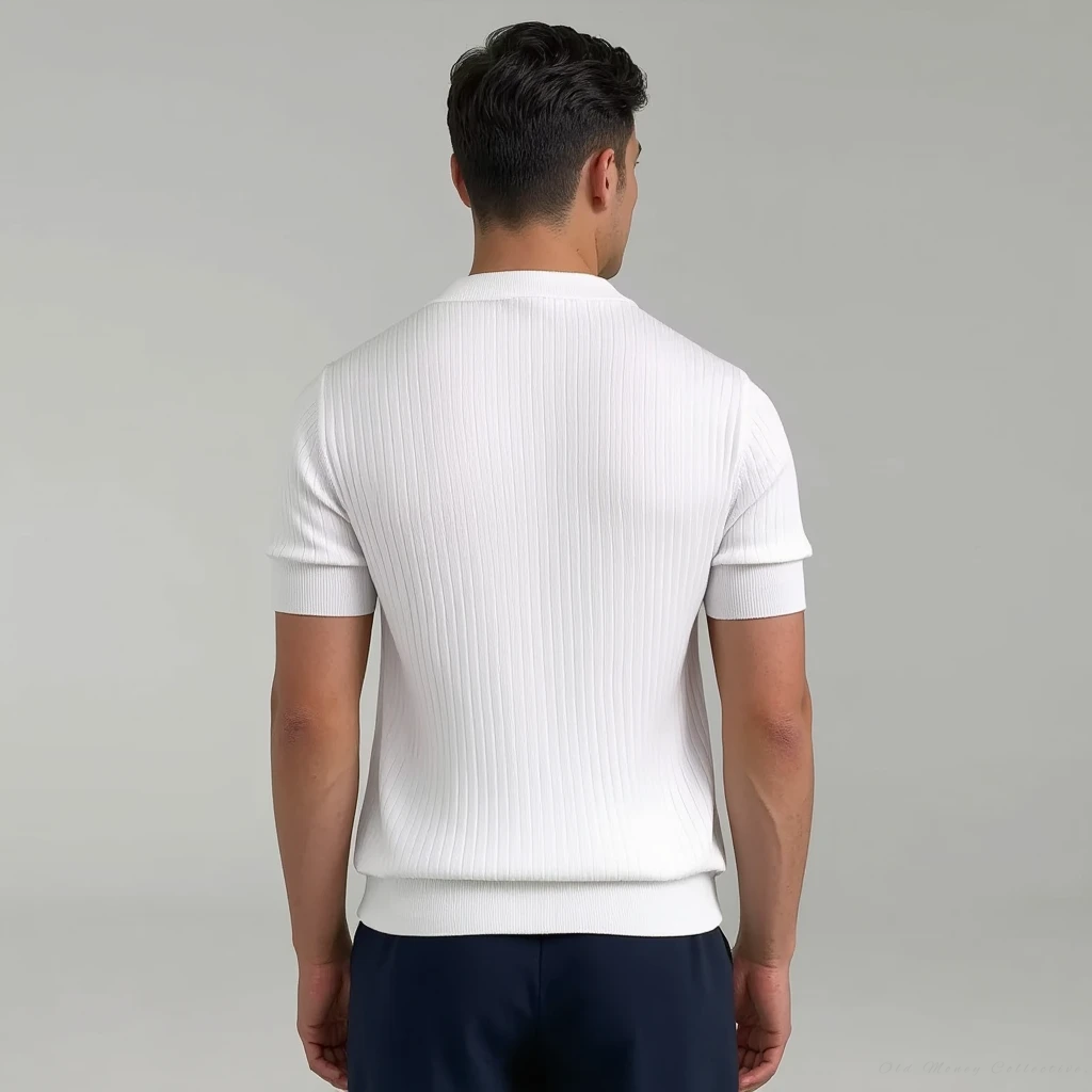 Portofino Silk Mesh T-Shirt for men, view 3