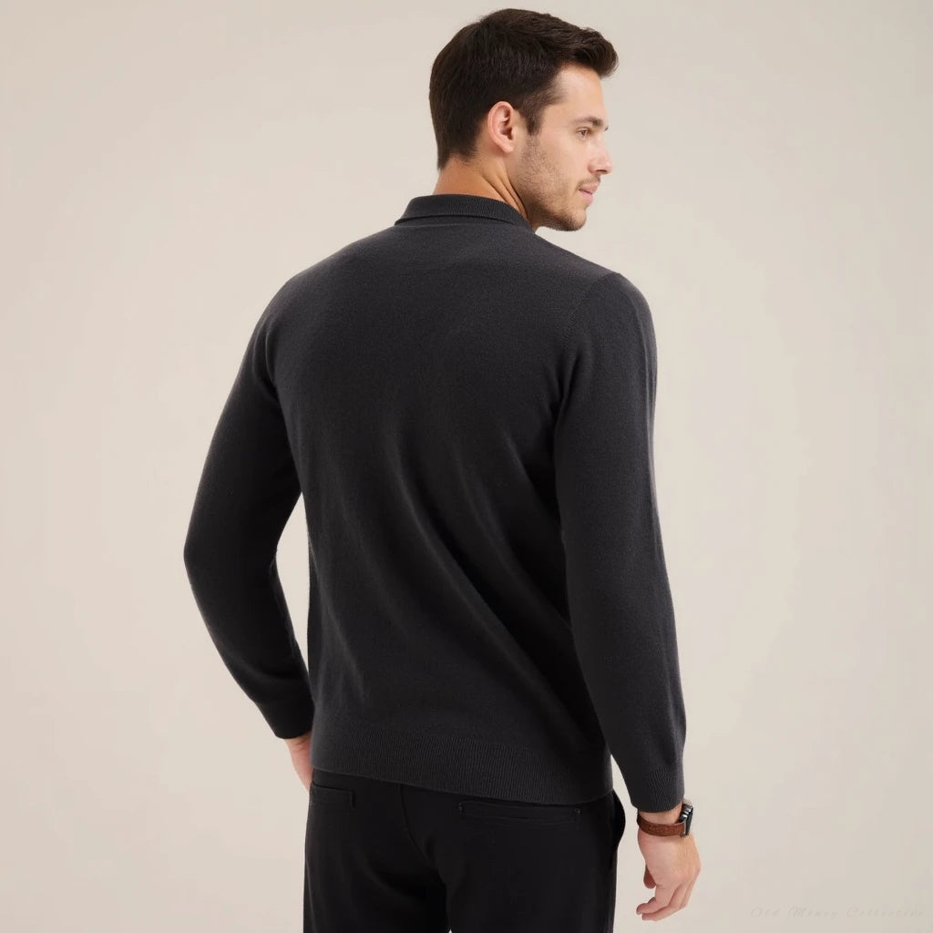 Premium Cashmere Cardigan for men, view 3