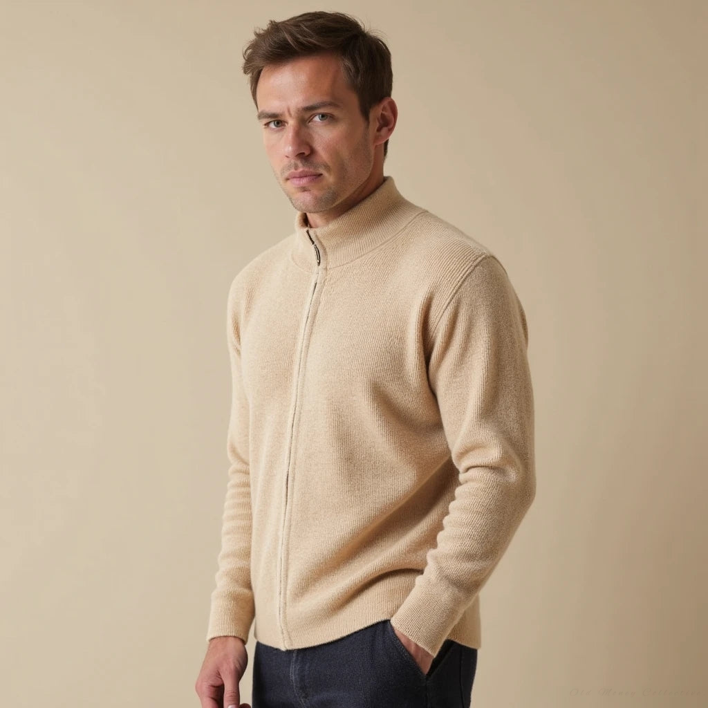 Premium Cashmere Vest for men, beige
