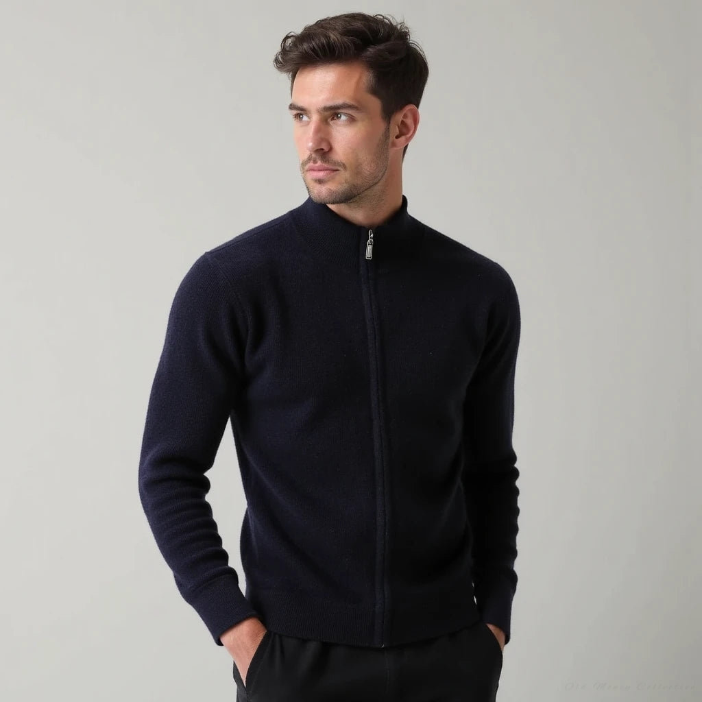 Premium Cashmere Vest for men, black