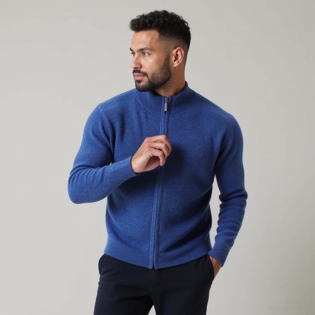 Premium Cashmere Vest for men, blue