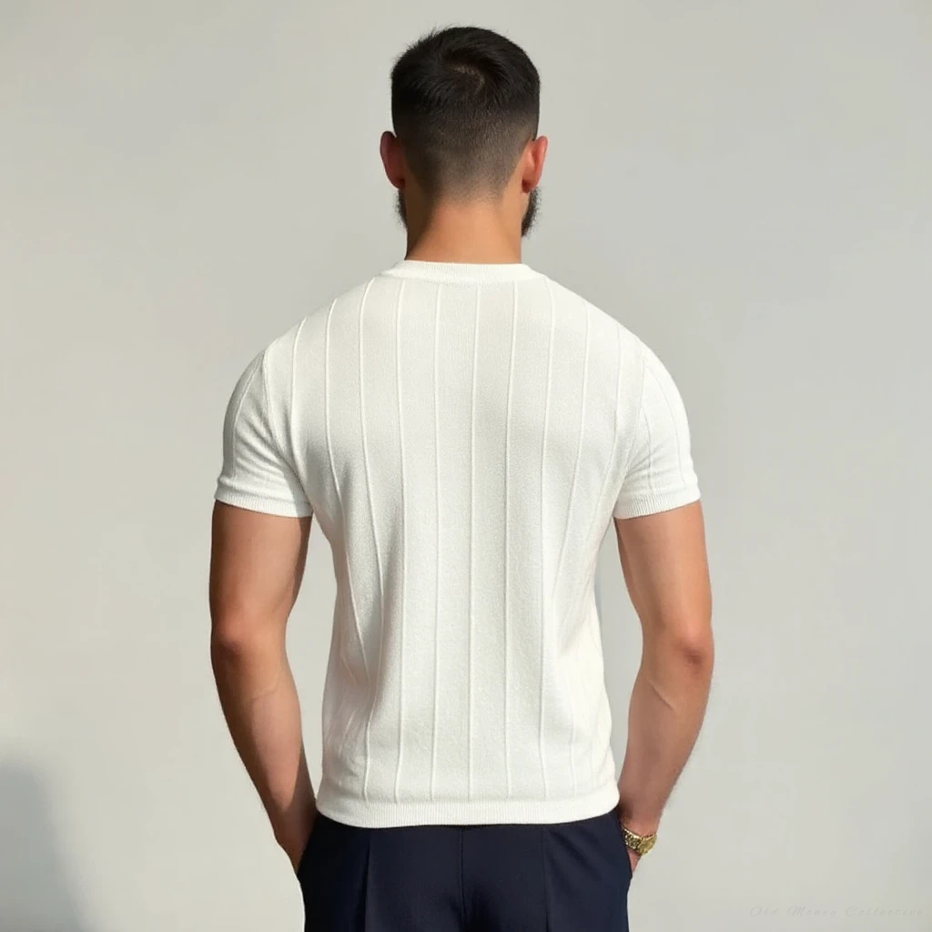 Ribbed T-Shirt for men, view 2