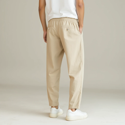 Santorini Linen-Cotton Pantalon for men, view 2