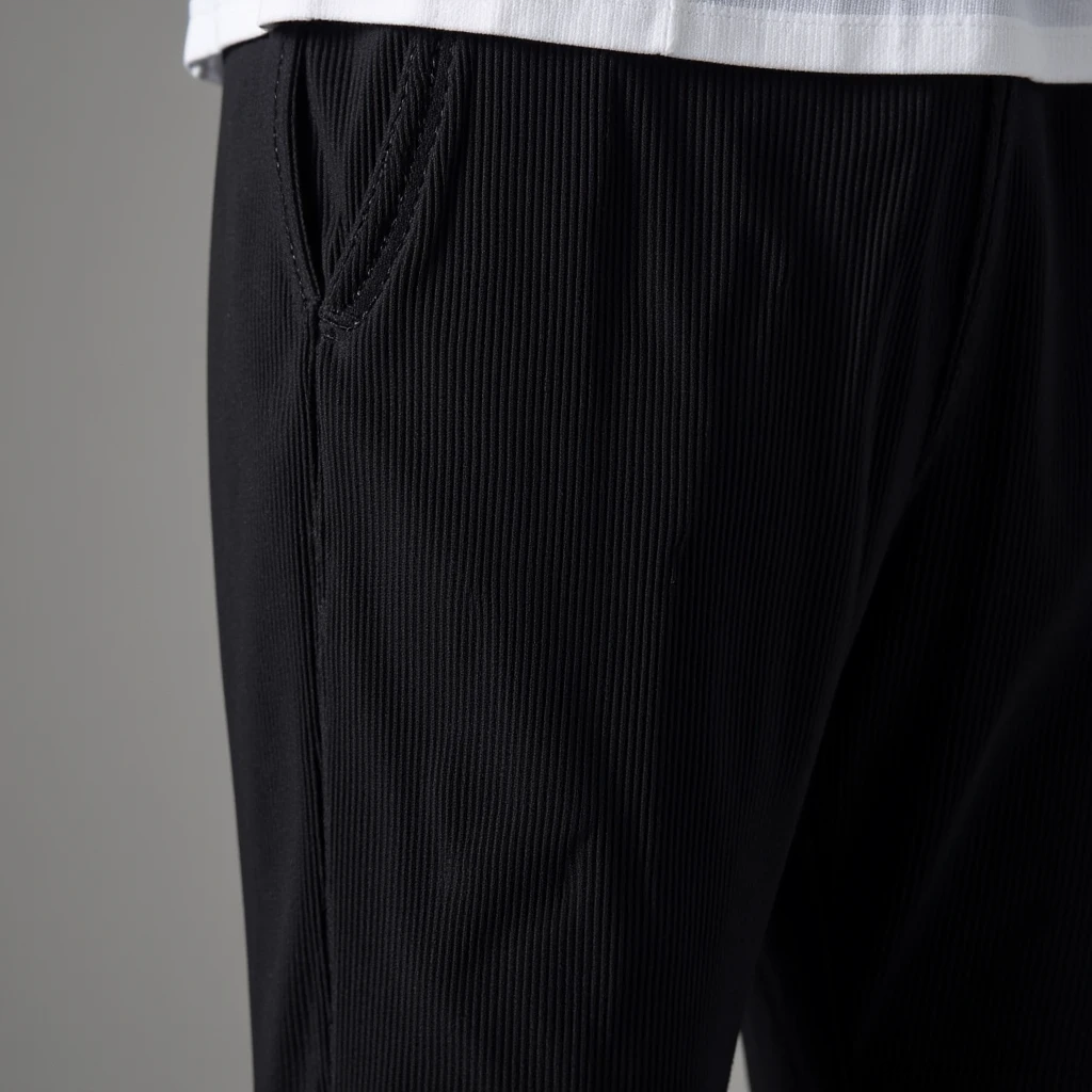 Texture Cotton Pantalon for men, view 2