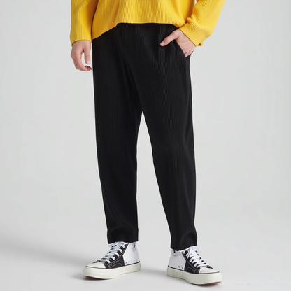 Texture Cotton Pantalon for men, view 3