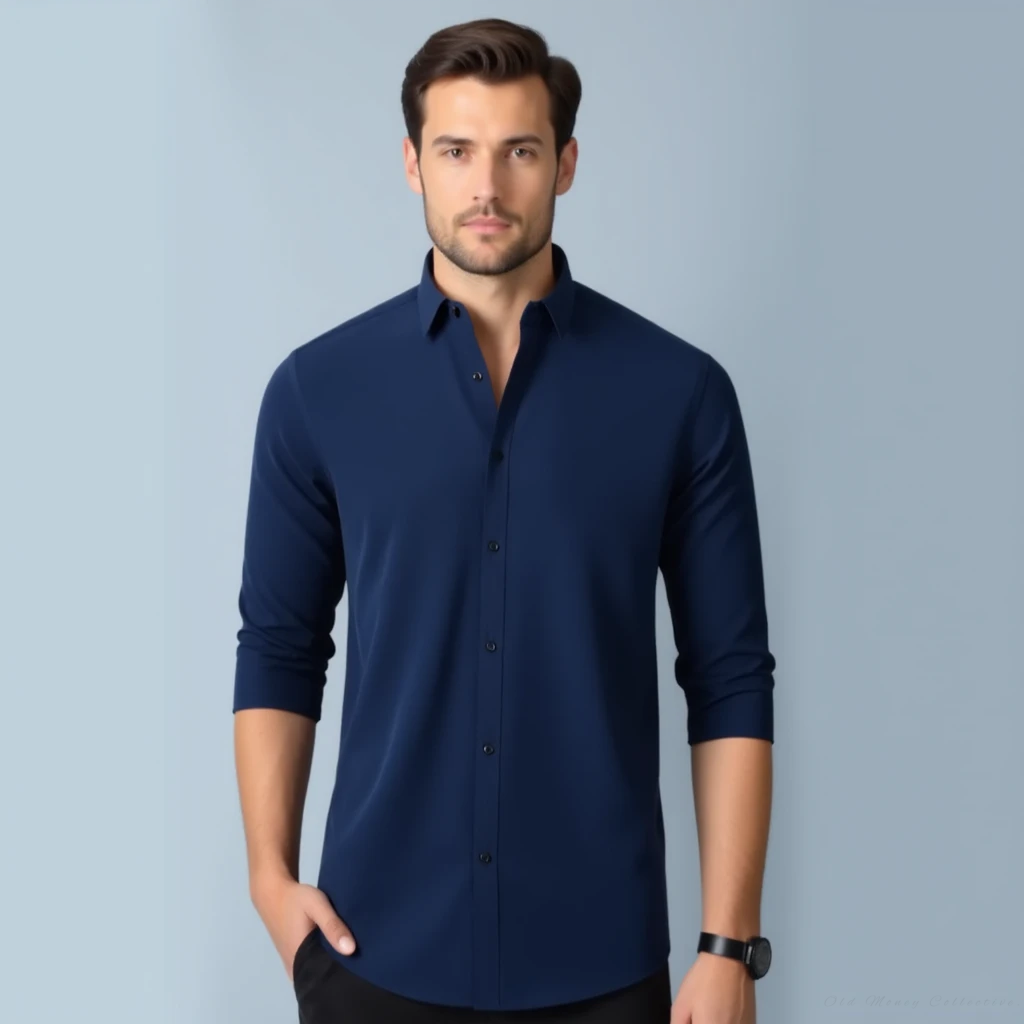 Windsor Full Sleeve Shirt for men, navy